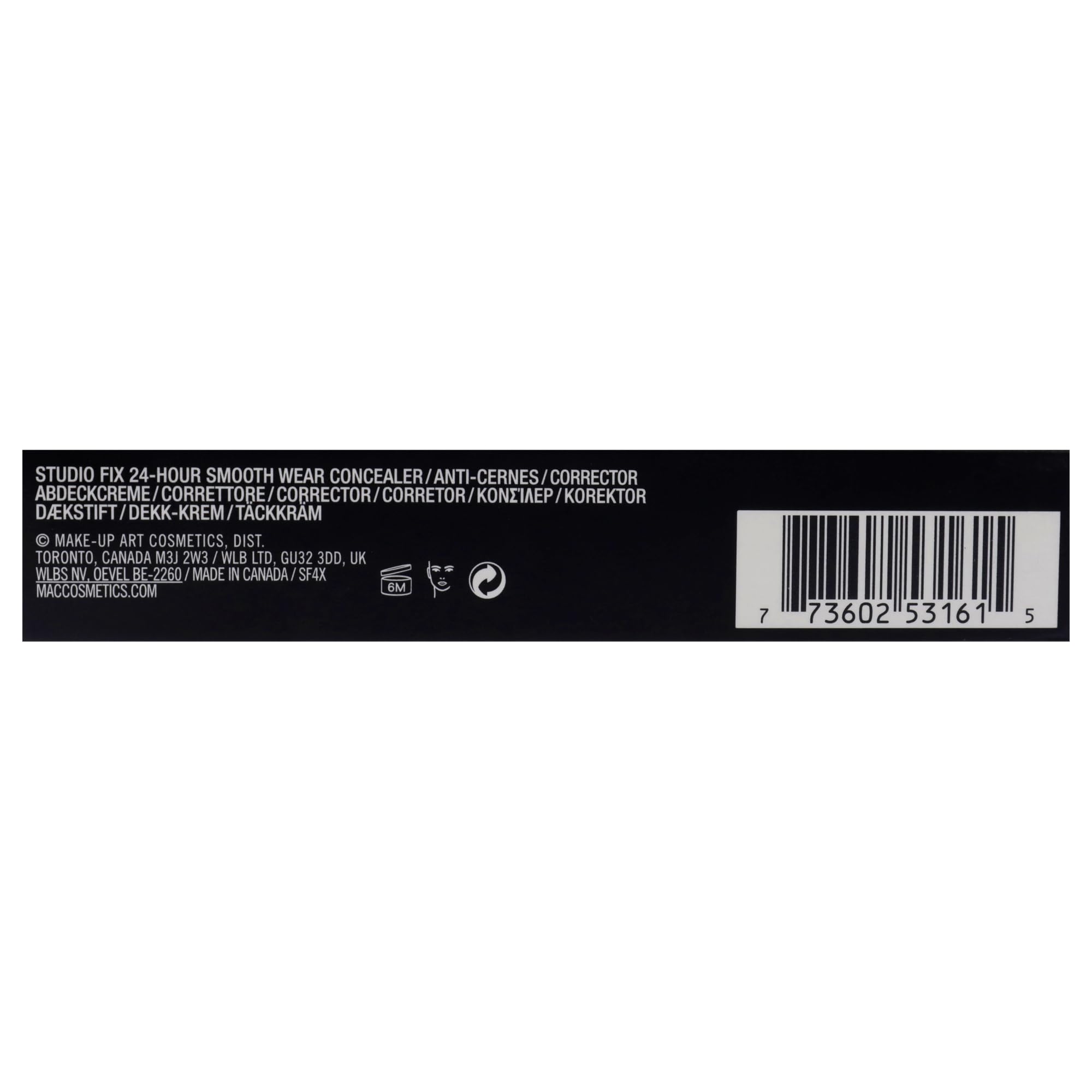 Mac Studio Fix 24 Hour Smooth Wear Correttore NC38, 7 ml
