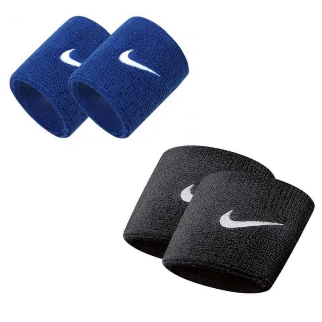 Sweksha Creations Wrist Band for Men & Women - Wrist Sweat Band(Black and Blue@ Pair) (B0C5VPZ296) Amazon Price History, Amazon Price Tracker