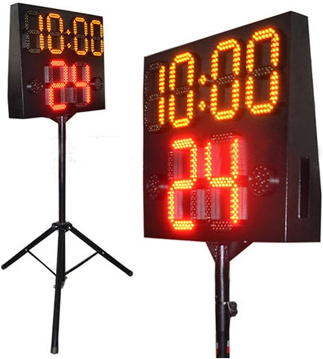 Protable Gym Timer Designed Outdoor high Brightness Iron Box Waterproof 8 inch + 6 INCH RED LED Sports Countdown Scoreboard Outdoor Digital Visibility (Color : 3 Digit Countdown Size : X-Small)