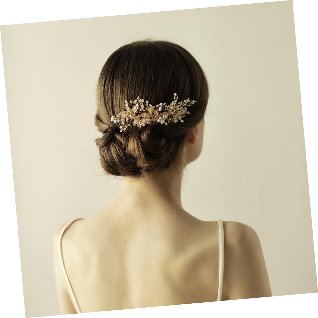 NOLITOY Elegant Pearl Hair Comb Headband Hair Jewelry for Bride Mini Pearl Clip
