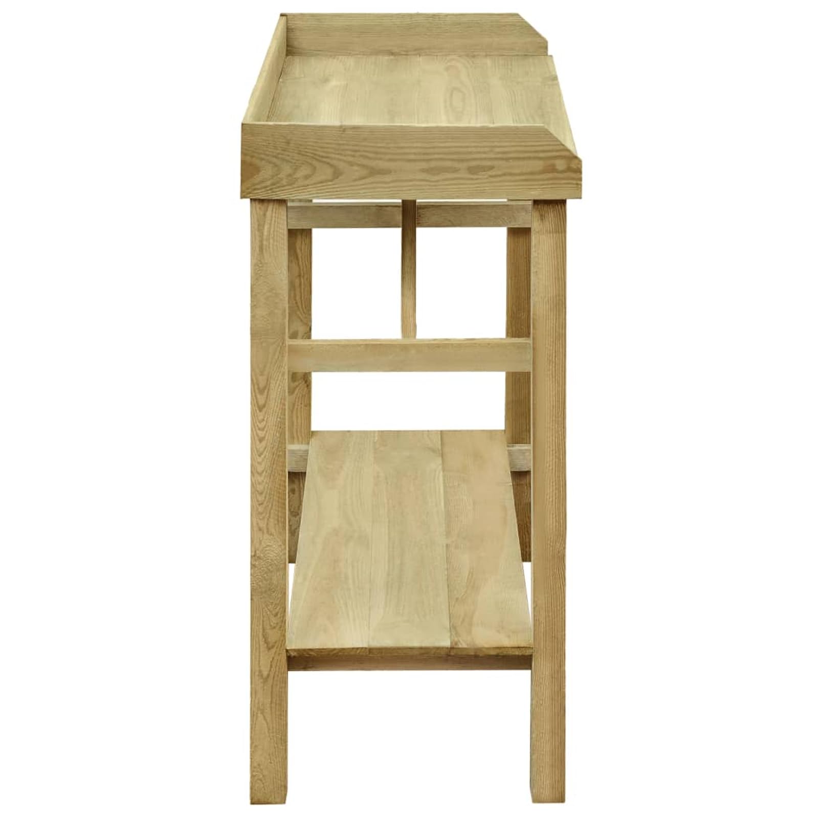 Fasba Mesa Jardinera de Madera Maciza con Estantes para Decoración de Exteriores y Almacenamiento Modelo FCLRZJ-45302ES