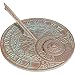 Whitehall Products Perpetual Calendar Sundial, Copper Verdi