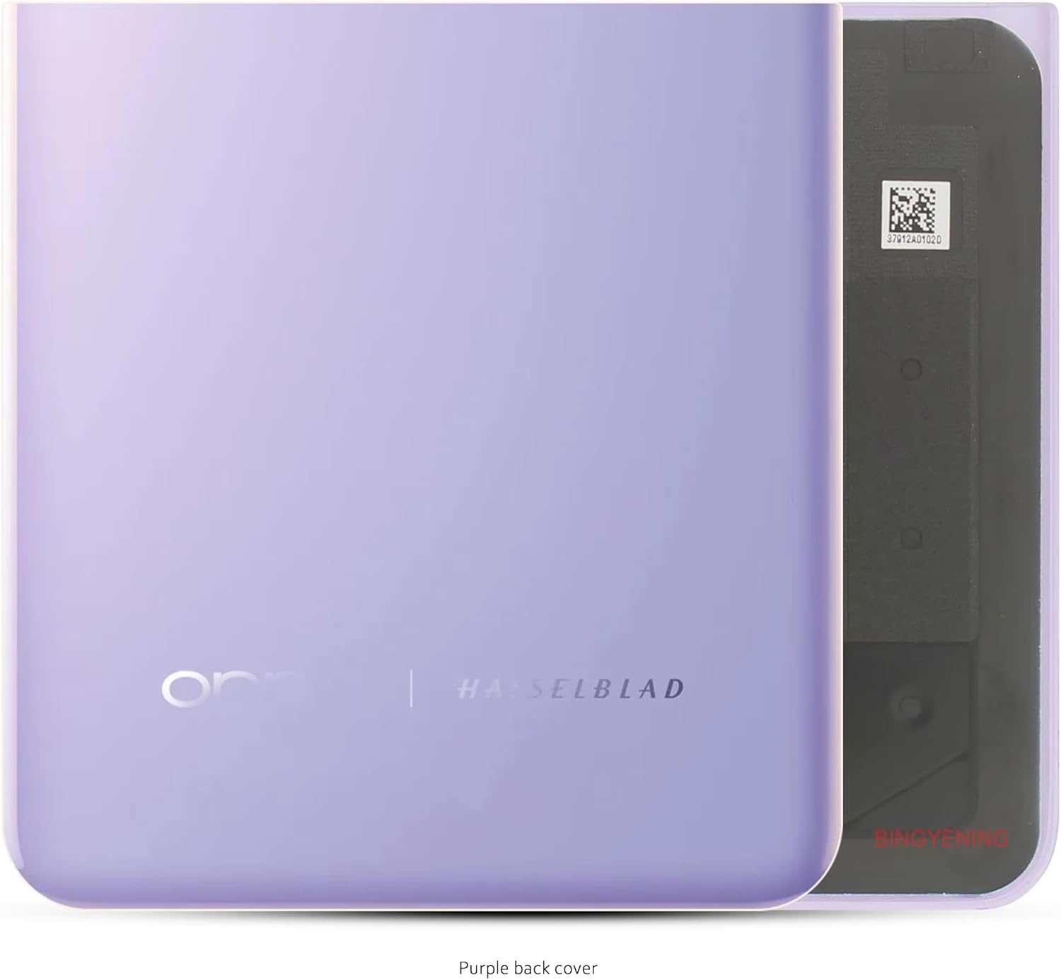 Original for Oppo Find N2 Flip Back Cover Rear Glass Shell CPH2437 Replacement Parts (Purple)