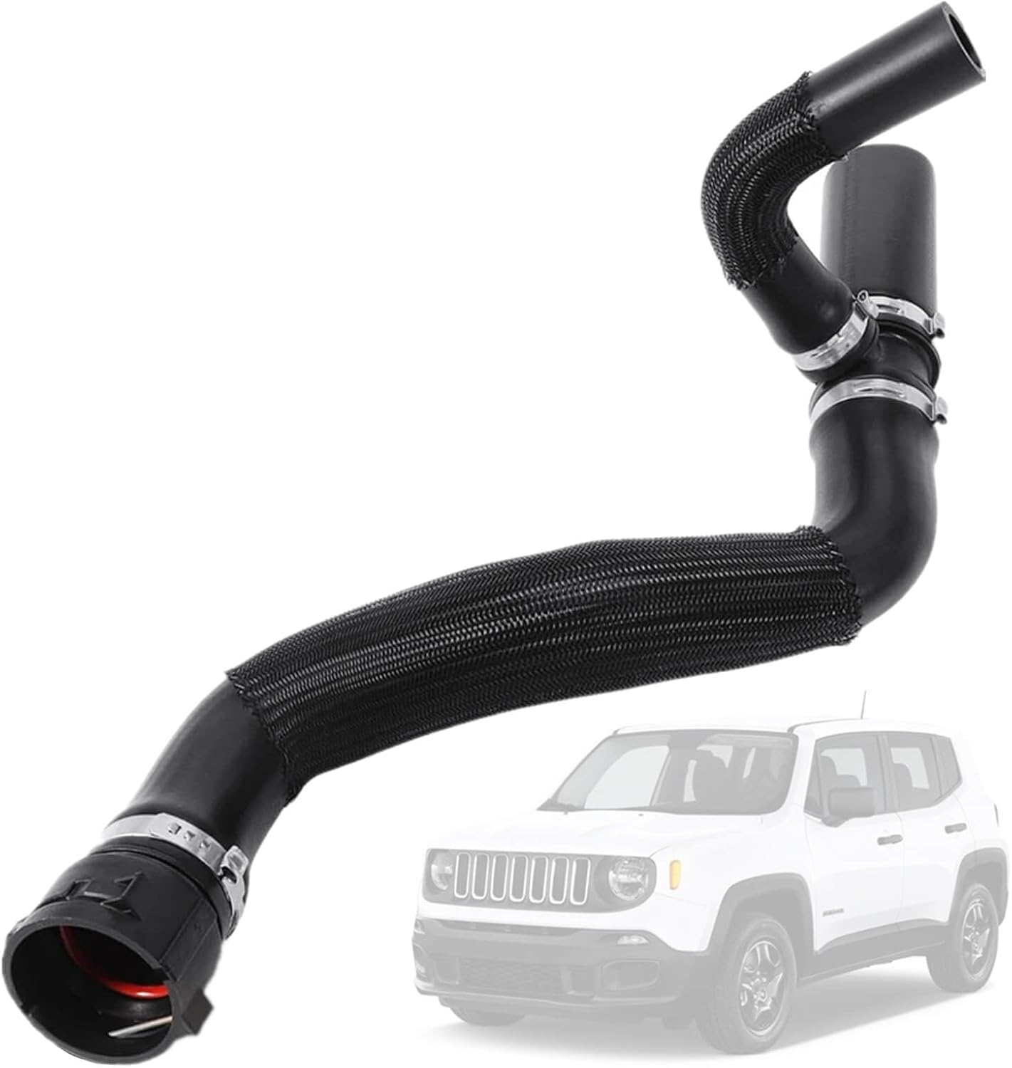 Radiator Coolant Hose Compatible with Jeep Renegade 1.3L 2.4L 2015 2016 2017 2018 2019 2020 2021, Radiator Tube Replace 68246567AA