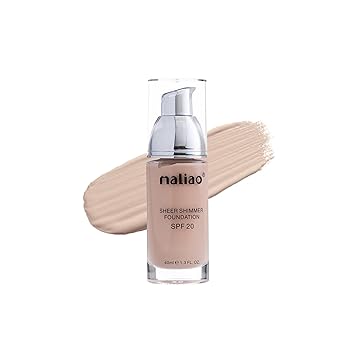 Maliao Sheer Shimmer Liquid Foundation Spf 20, 40 Ml|For All Skin Types