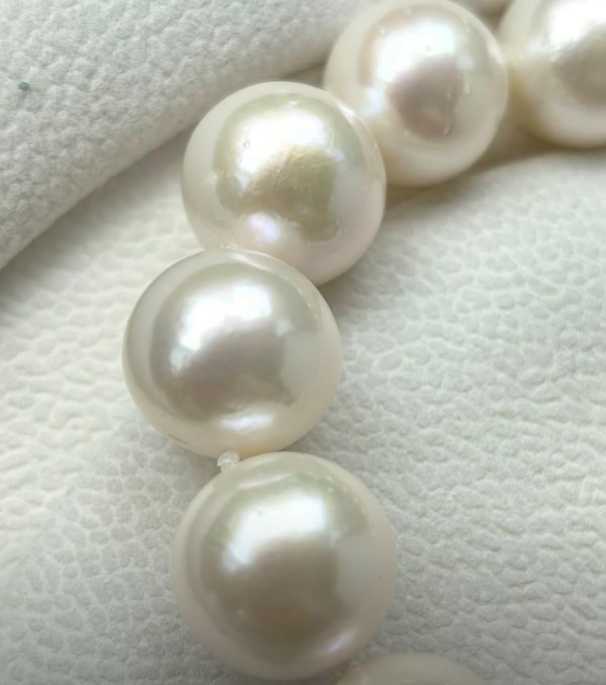 White Genuine Freshwater Cultured Pearl Necklace For Women, 5MM 6MM 7MM 8MM 9MM 10MM, Real Pearl Strand Necklace Jewelry, Good Love Gift For Anniversary, Birthday