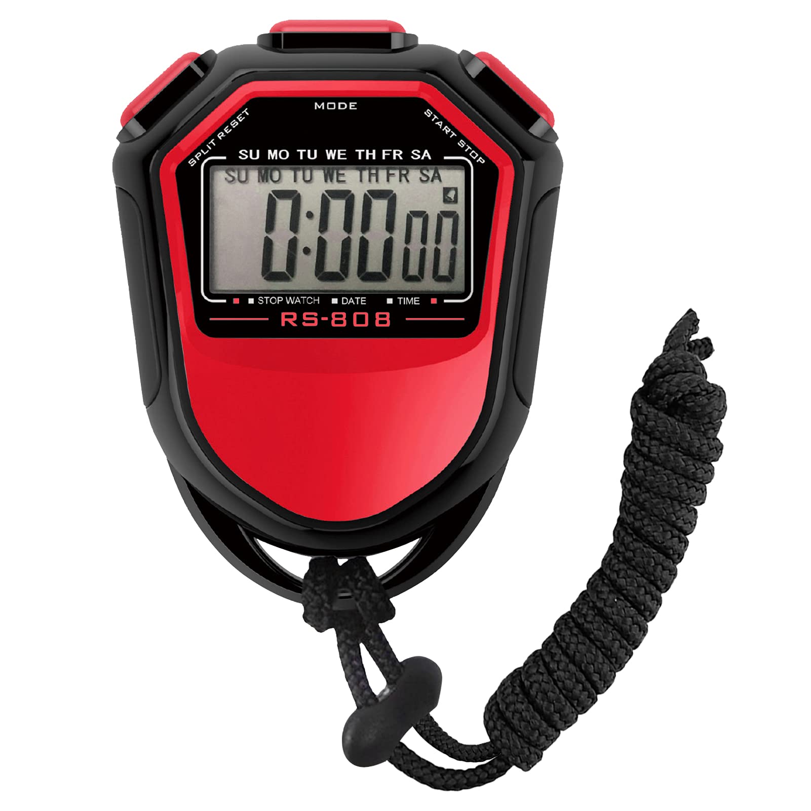 Stopwatch Digital Handheld LCD Timer Chronograph Sports Counter for Multi Sports Stop watch ABS Interval Training Outdoor Running - Image 2
