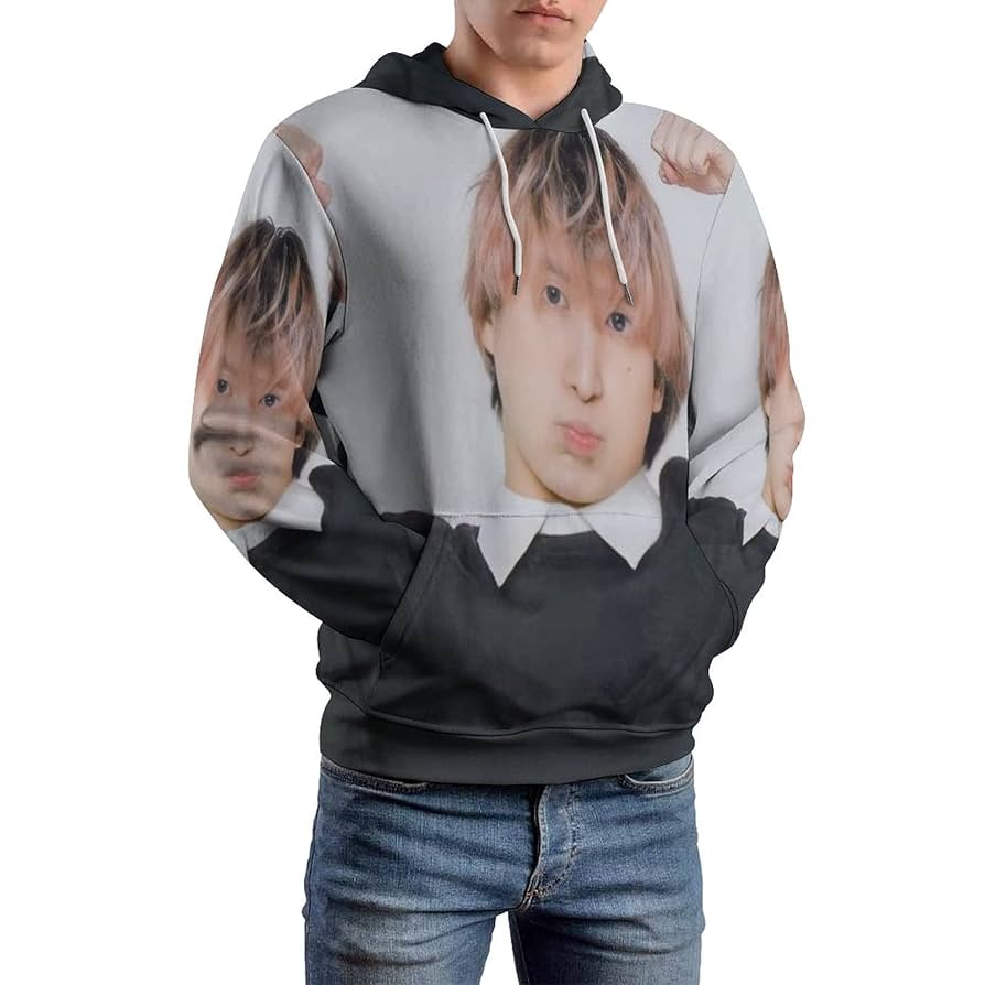 RAYS Man フード付きパーカー&ヘアバンド佐久間大介 Amazon.co.jp: 佐久間大介 パーカー メンズ 長袖 シンプル