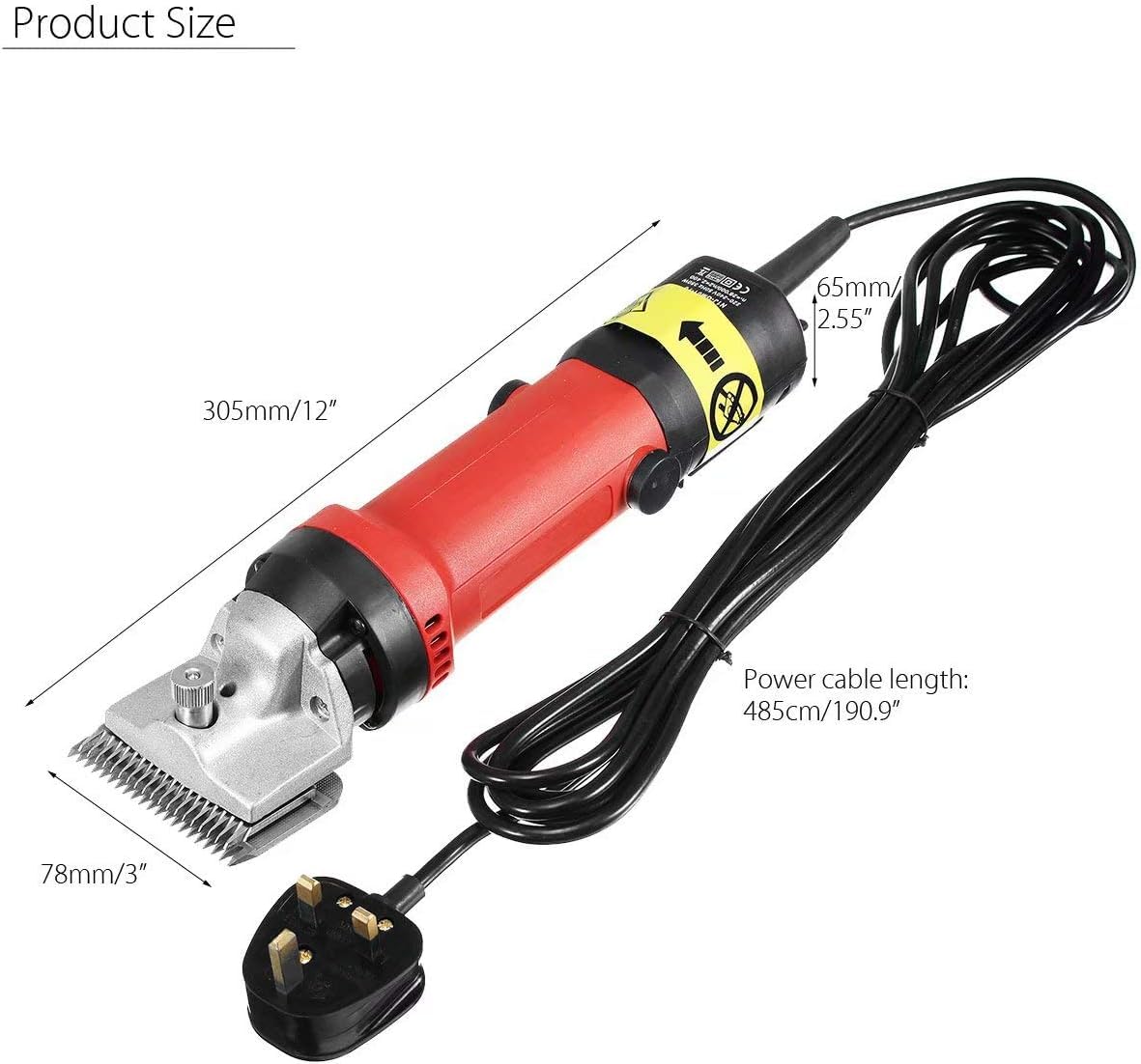 Caballo eléctrico Sheep Clipper 690W Equino Animales Esquila Recortadora Afeitadora Cortadora Peluquería
