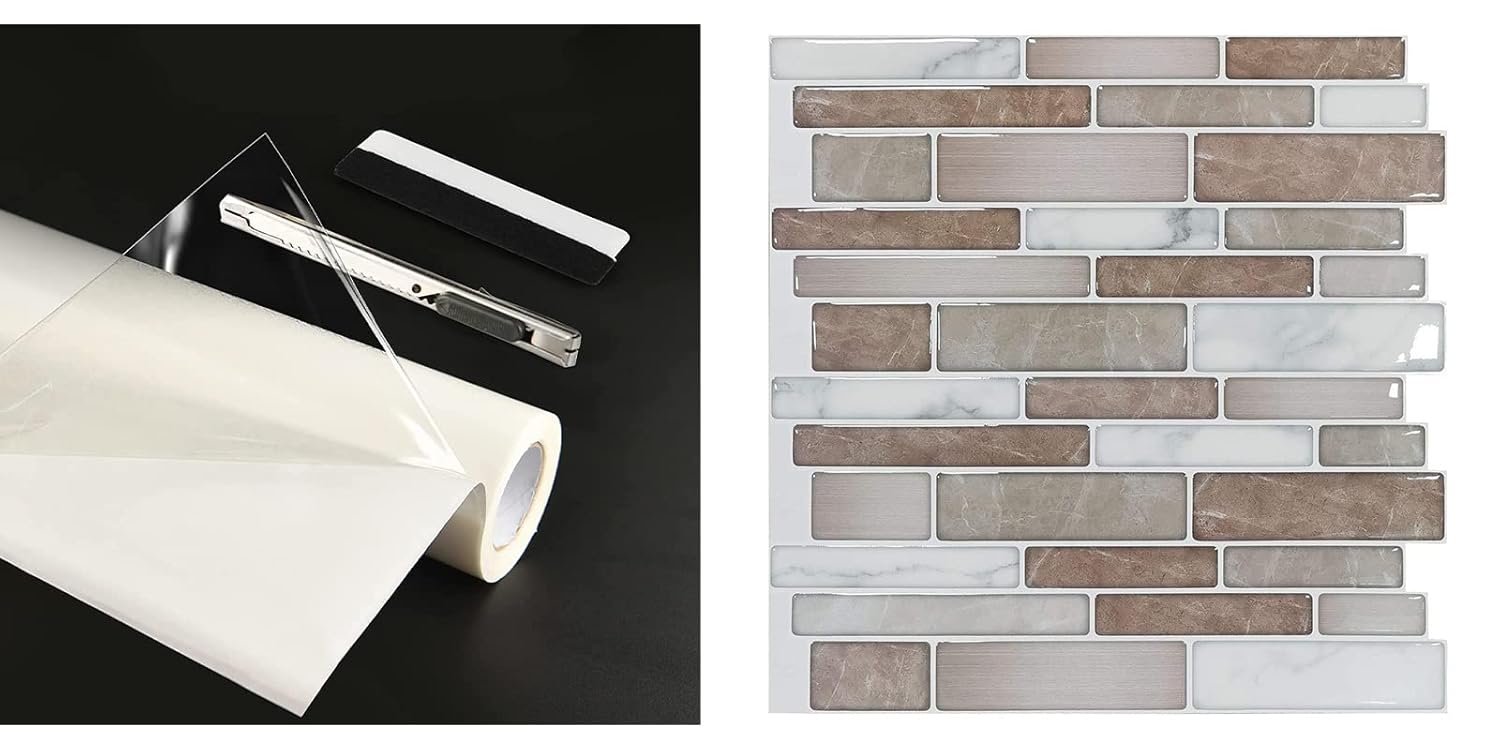 Art3d Adhesive Tile Setting Mat with Peel and Stick Backsplash Amazon