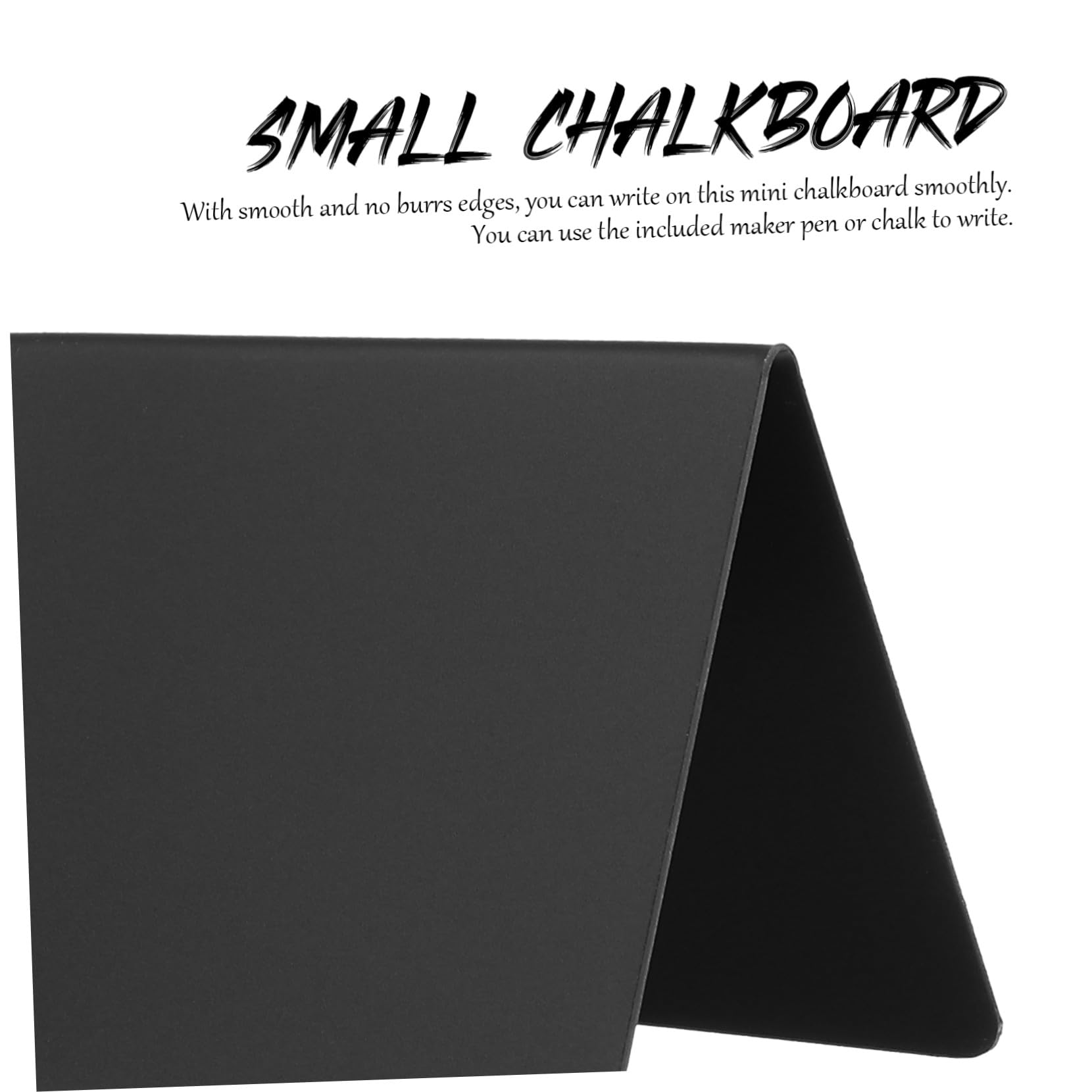 Mini Lavagna Nera 30 Pezzi Plastico, Design Doppia Faccia