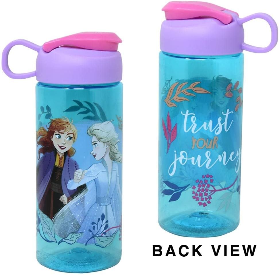 Disney Frozen Lunch Box and Water Bottle Set for Kids - Bundle with Elsa and Anna School Supplies Set Plus Stickers and More Lunch Bag for Girls - Image 2