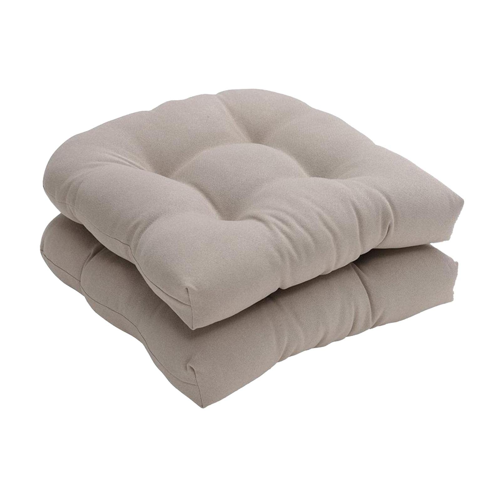 Coussin d'assise épais en mousse à mémoire de forme gris avec accoudoirs lot de 2