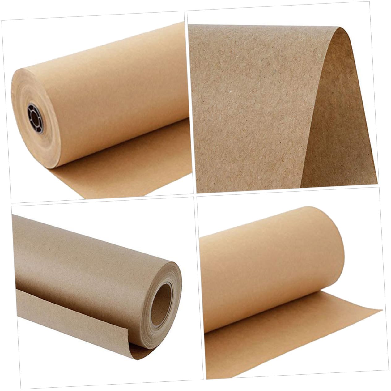 1 Rolle Braunes Packpapier aus Kraftpapier für Geschenkverpackung