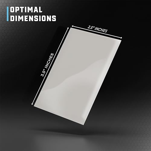 Miniatura 4 de CardGuard Fundas transparentes de primera calidad, 100 unidades, tamaño estándar para Pokémon, tarjetas deportivas, béisbol, fútbol y tarjetas