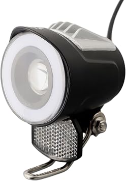 LED Headlights for Electric Bicycle 6-48V IPX4 Waterproof Front Bike Light for Night Riding