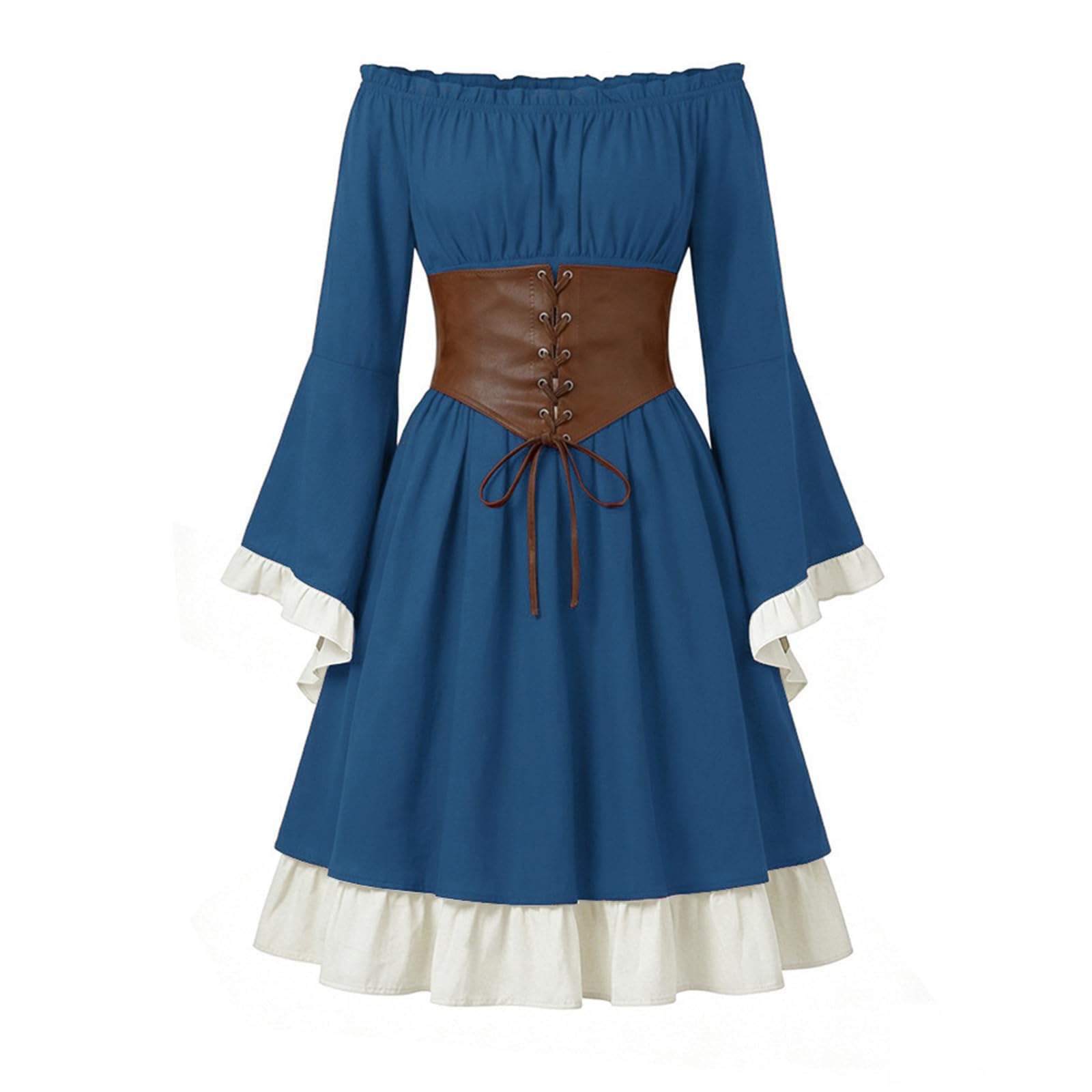 Medieval Costume Women Renaissance Dress Corset Dress Medieval Outfit