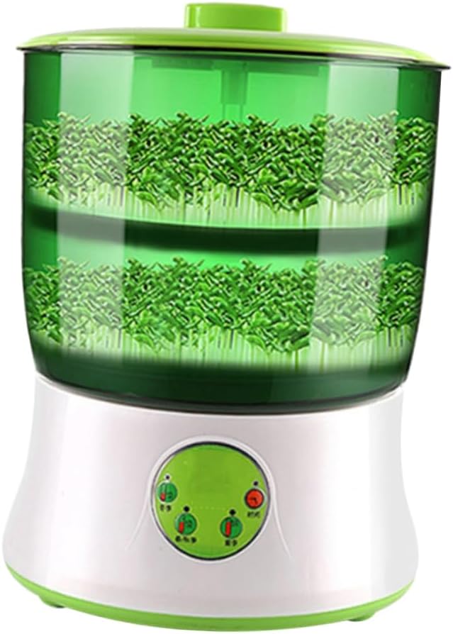 Yardwe Electric Maker Double Layer Intelligent Microcomputer Control Easy to Use Sprouts