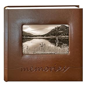 Pioneer Photo Albums “memories” Embossed Frame Cover Photo Album 200 Pockets Hold 4×6 Photos, Brown