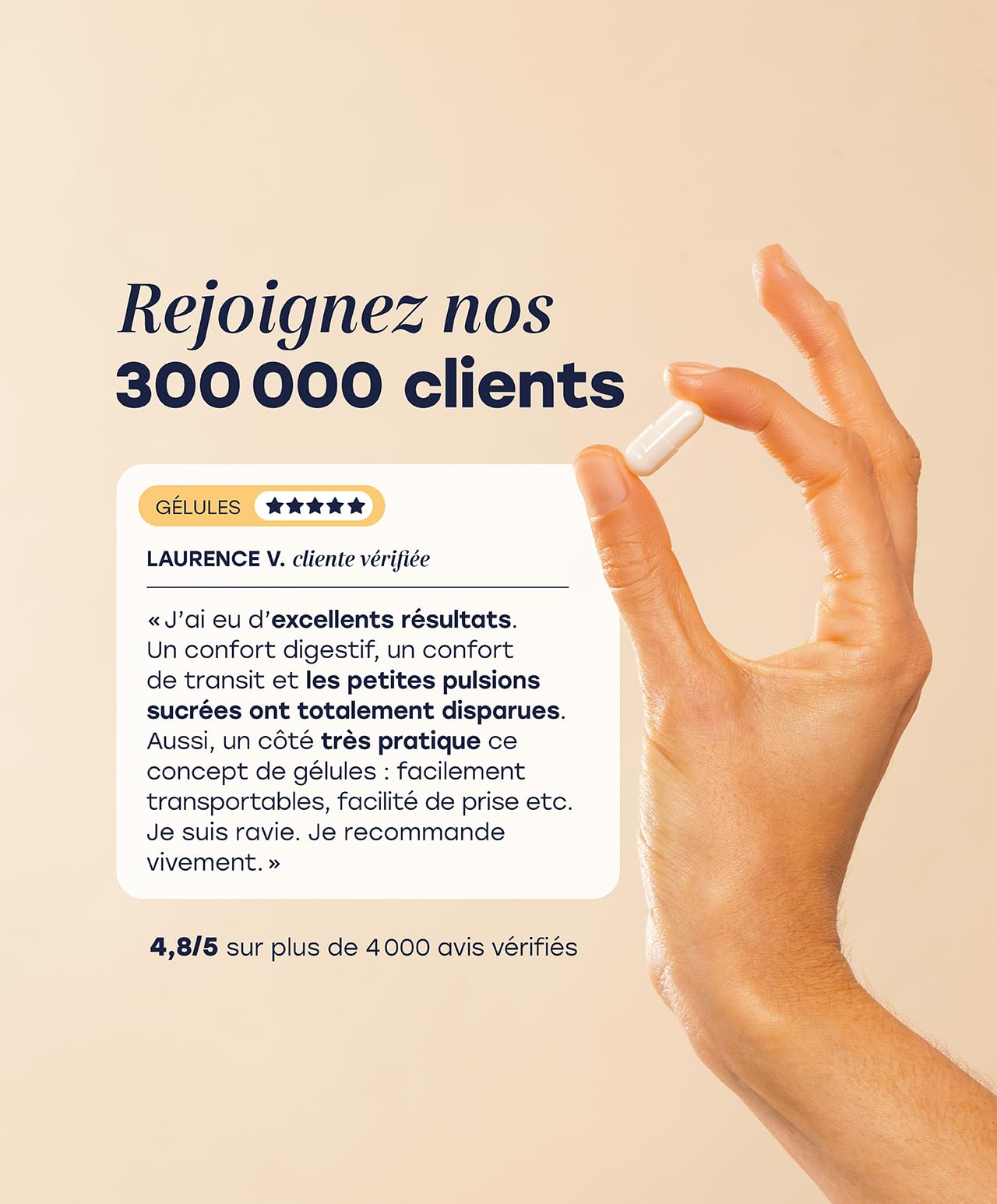 Archie, Gélules Vinaigre de Cidre Biologique, avec Acide Acétique - Naturel, vegan, sans gluten, sans sucre. Cure de 1 mois. 60 capsules. Made in France.