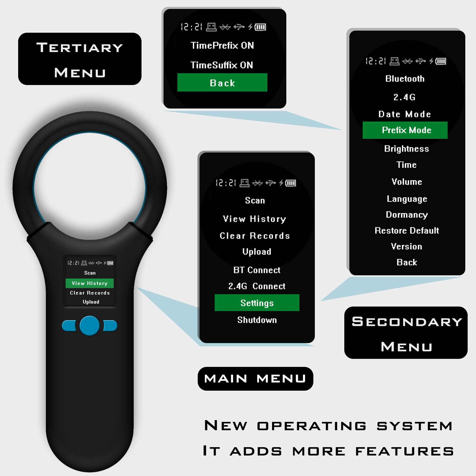 Smoostart Multifunction Bluetooth Microchip Scanner, Pet Microchip Reader With Latest operating system - Image 2