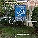 Lions Welcome to Our Home Garden Flag and Flagpole Mount
