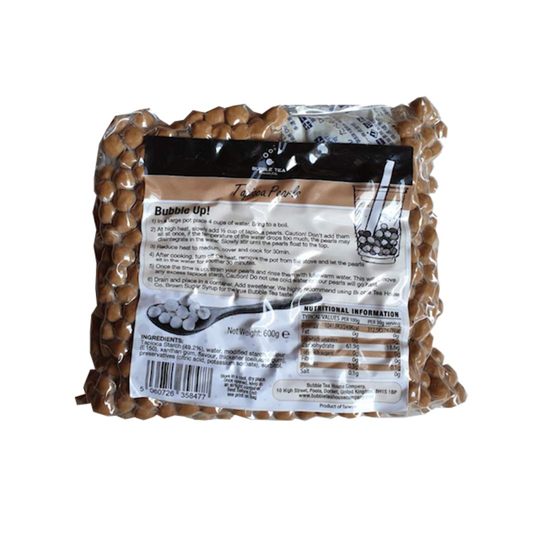 Buy Black Tapioca Pearls for Bubble Tea Drink 600 gr Gluten Free