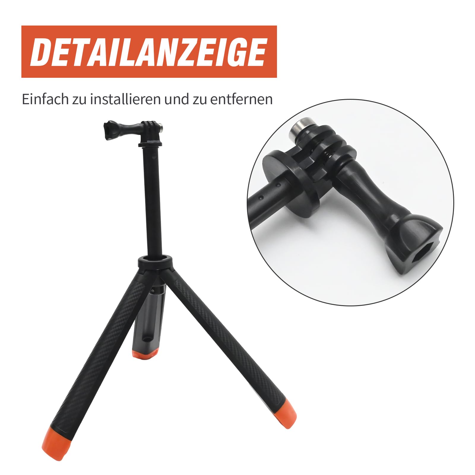 61 cm pływający uchwyt Action Cam pod wodą, statyw do selfie, z adapterem do mocowania aparatu, pasek na rękę, do GoPro 13 12 11 10 9 8 7 6 5 4, akcesoria do fotografii nurkowej