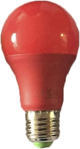 Bombilla Standard LED Decorativa 9W de potencia color rojo de luz fría (6000K) R