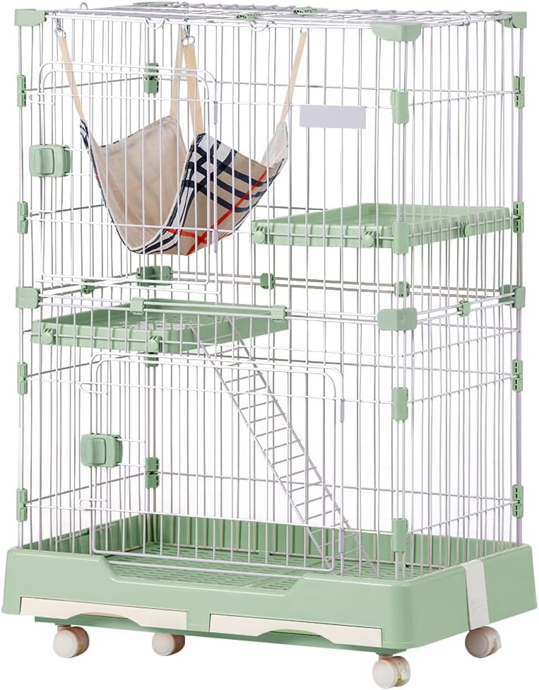 TUIYIDUO 猫の家 猫ケージ 多層猫ケージ-ZFH TUIYIDUO 猫 ケージ 猫の