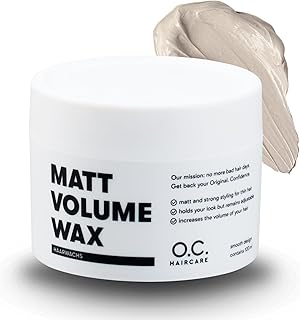 Gesponserte Anzeige – O.C. Haircare Matt Volume Wax – starkes Volumen Haarwachs für Männer - matte Struktur, gesunder Glan...