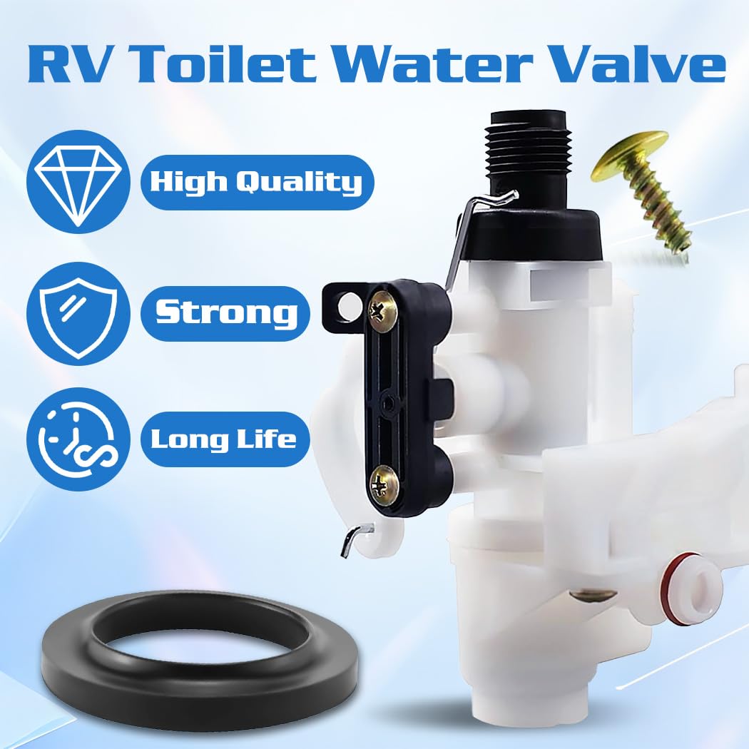 VIKKSAER 31705 RV Toilet Valve Replacement Kit – Fits Thetford