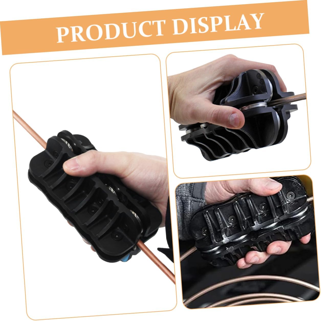 Veemoon Handheld Tubing Straightening Tool for Brake Line Repair and Straightener for Projects and Maintenance Tasks and Efficient Design