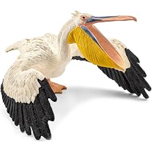 Wildlife Birds Model - Pelican Figurine Sculpture, Nature Toy Collectible | Highly Detailed Learning Display, Miniature Decoration Accessory For Ut