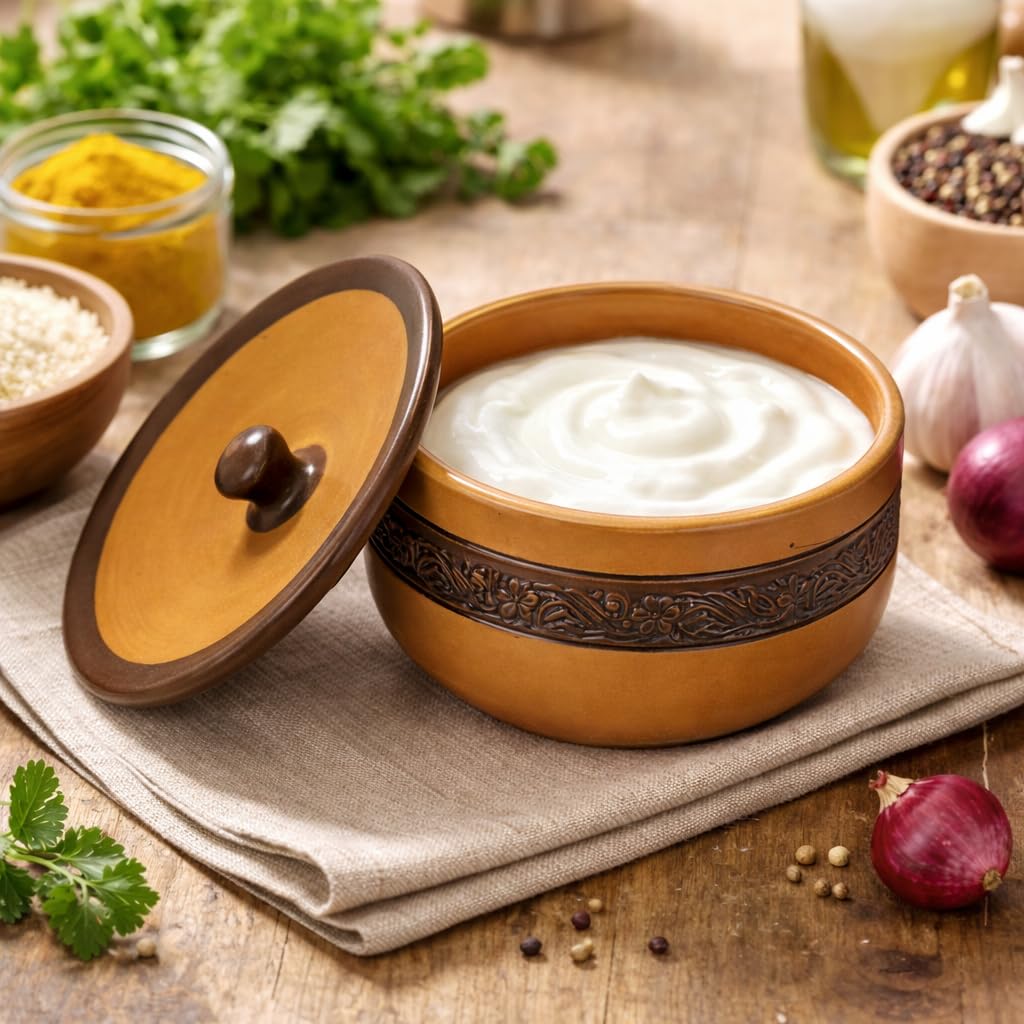 Handmade Terracotta Handi - Serve Biryani & More -2