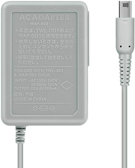 Nintendo 3DS Charger AC Adapter - Replacement Power Supply Wall Charger for 2DS, 3DS XL, DSi and More