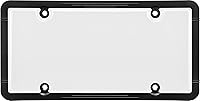 Bell Automotive Black License Plate Frame & Clear Cover Combo - Corrosion-Resistant, Durable, Easy Install for Standard Plates