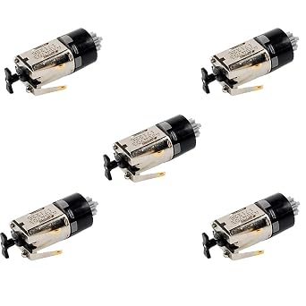 NW 5pcs 3V Micro Planetary Reducer Motor High Torque DC Motor DIY Robot Gearbox Motor 9161C