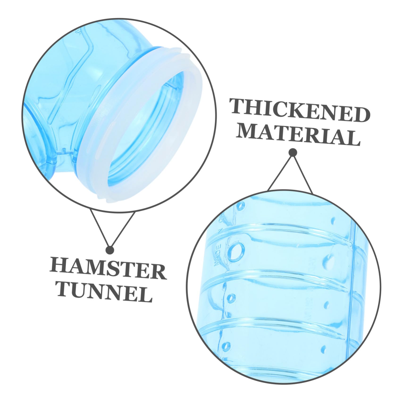 VICASKY 2 Sätze Hamster Tunnel Maze DIY Spieltunnel aus Sicherem mit Verstärktem Eingang Erweiterbar für Verschiedene Hamsterkäfige Teiliges für Kleintiere Spielspaß