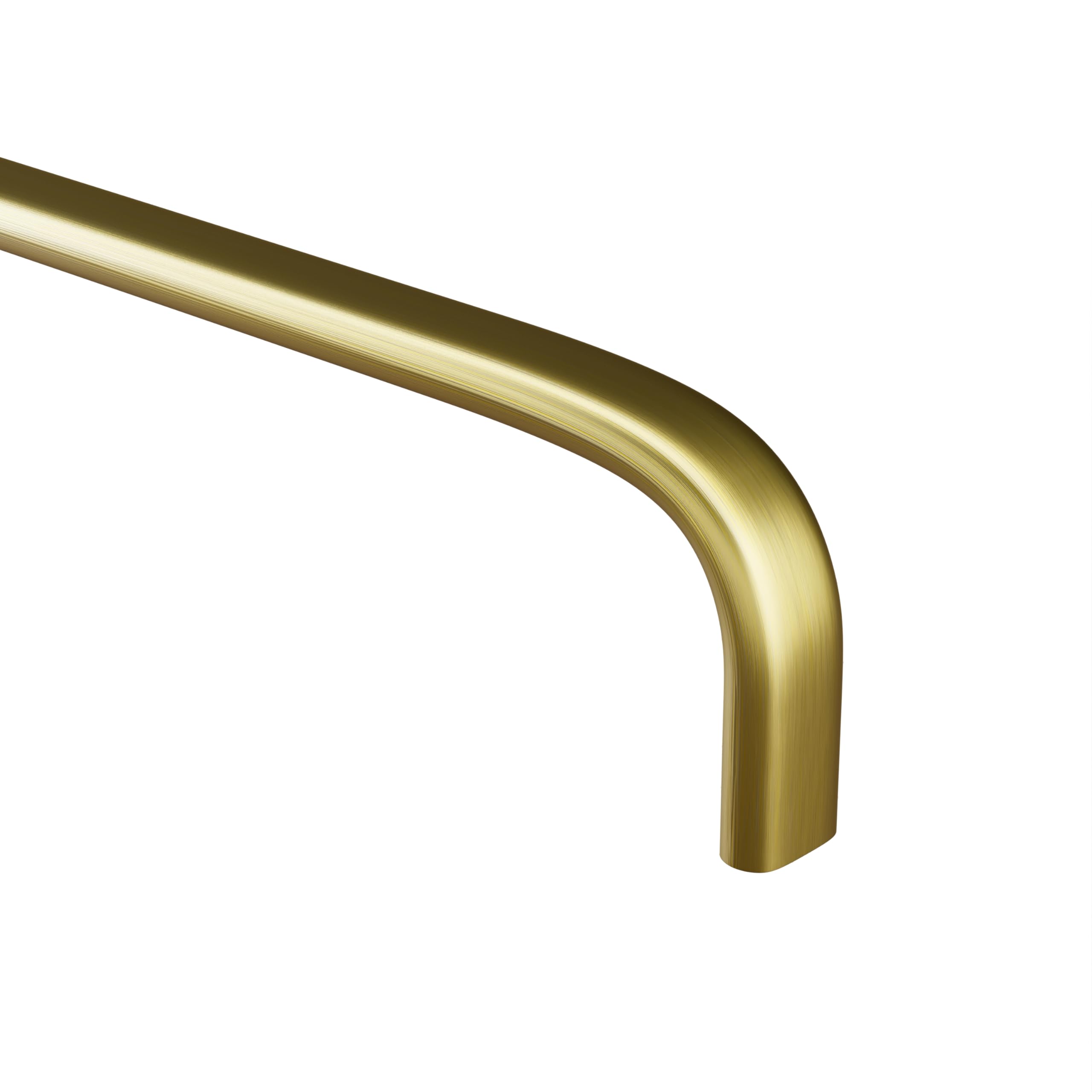 Atlantic Stainless Steel Capsule D Dwawer Cabinet Handles 4 Inch (Total Length 105 mm, Hole to Hole 95 mm, Antique Finish) Pack of 10 Pieces, Pull Handle 2