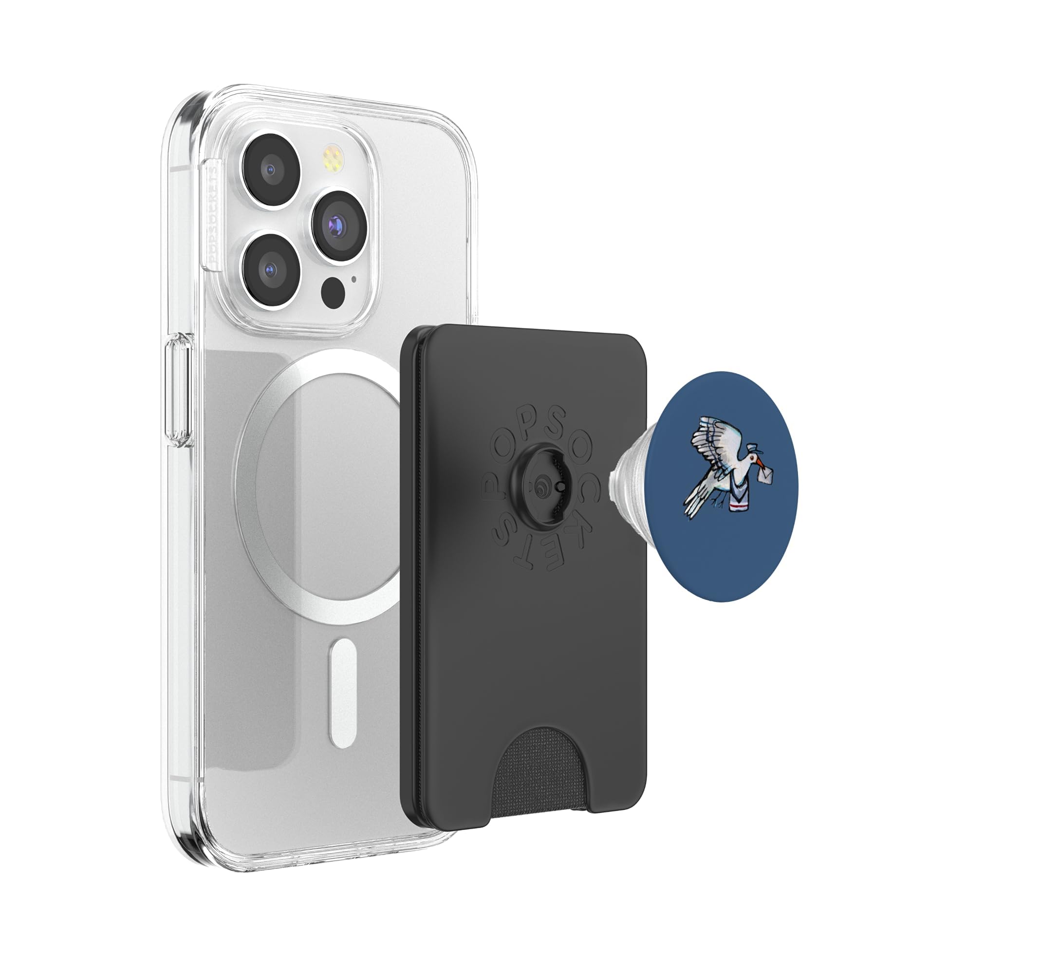 Correo Paloma Postal Birds & Mailman Arte PopSockets PopWallet para MagSafe