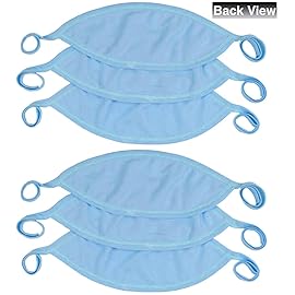 ToBeInStyle Babies\' 6-Pack Comfortable Newborn Baby Belly Binder - Blue - One Size