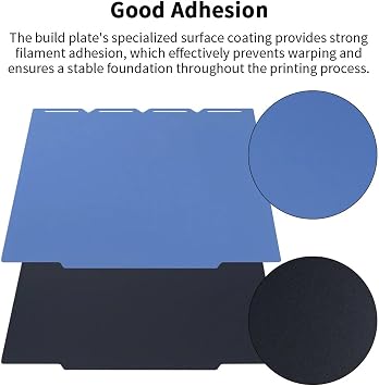 270x270mm Steel Plate Flexible Texture Print Version Snapmaker U1 Printer Low Temperature Print Bed Replacement