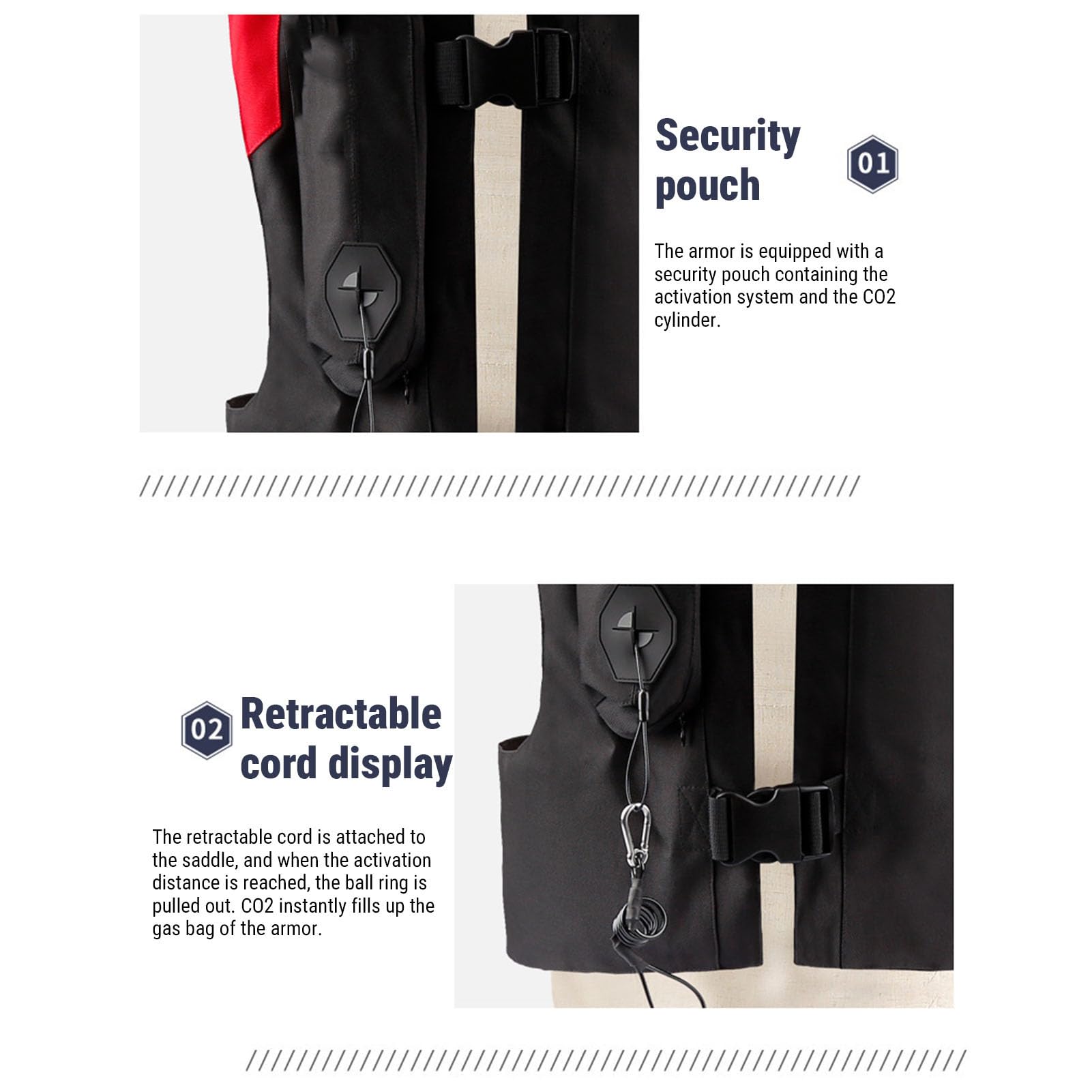 RiToEasysports Chaleco para Montar a Caballo, Chaleco Inflable con Airbags Ecuestres a Prueba de Impactos para Jinetes Jóvenes