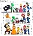 Mario T-oys, Mario Action F-igures, Mario Cake Toppers, Party Decoration, CupCake Topper, Cake Decoartions, Mario Birthday Decoration, Party Supplies, Cartoon Decoration (18pcs 1-2inches)