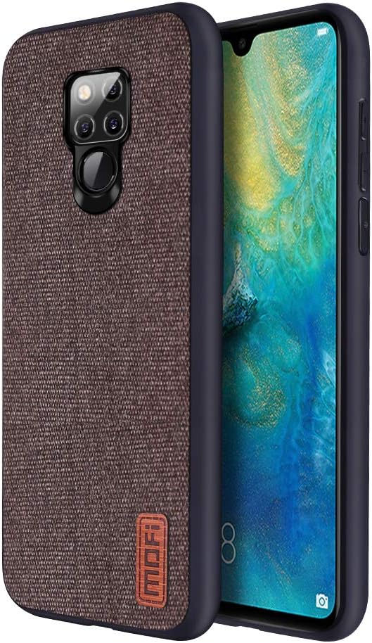 MOFI Huawei Mate 20 X Case, Huawei Mate 20 X Case Shockproof Bumper Easy to Hold Protective Phone Case for Huawei Mate 20 X - Coffee
