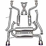 Invidia HS09N7ZGID Gemini Cat-Back Exhaust System with Titanium Rolled Tip for Nissan 370Z