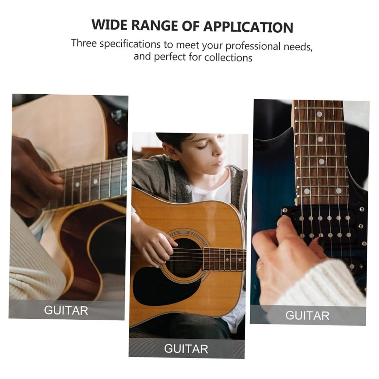 6stücke Tragbarer Gitarren-pick- Mit Rutschfester Fingerauflage Für Anfänger Zur Praktischen Aufbewahrung Von Plektren Gitarre Akustikgitarre Und Ukulele