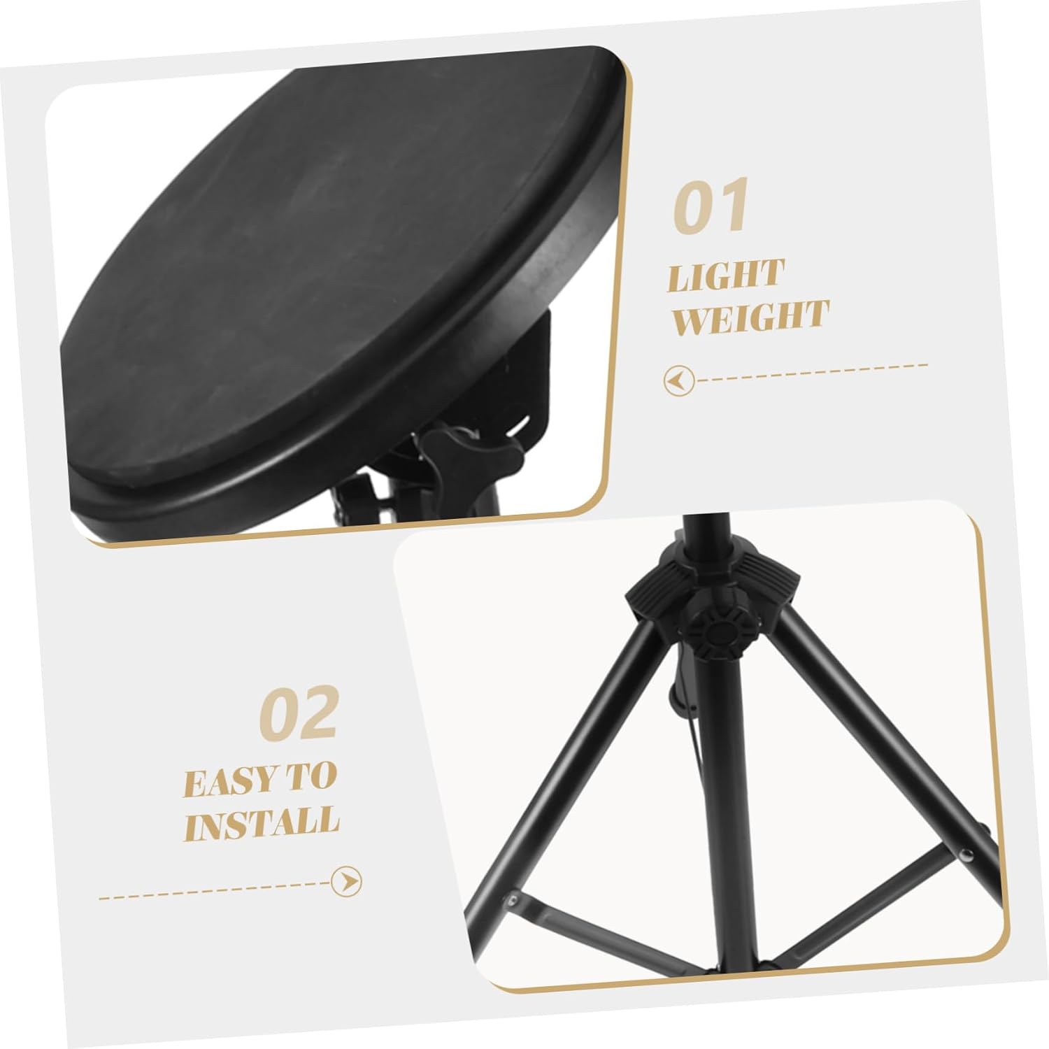 Kisangel 1Set Electric Drum Practice Pad Silent Drum Mat for Drummers Durable Sound Absorbent Design for Home Practice and Recording