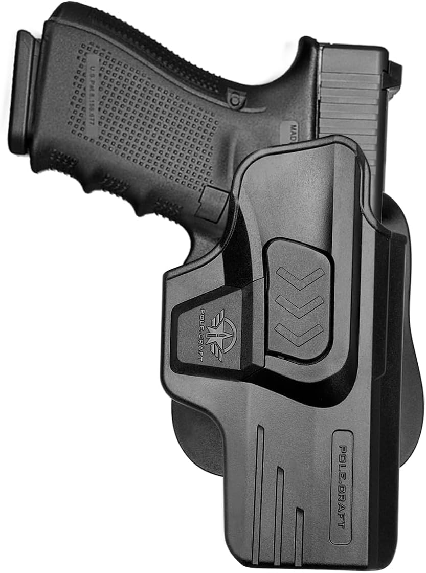 OWB Holster Paddle Polymer Fit Glock 19 19X 25 44 45 (Gen